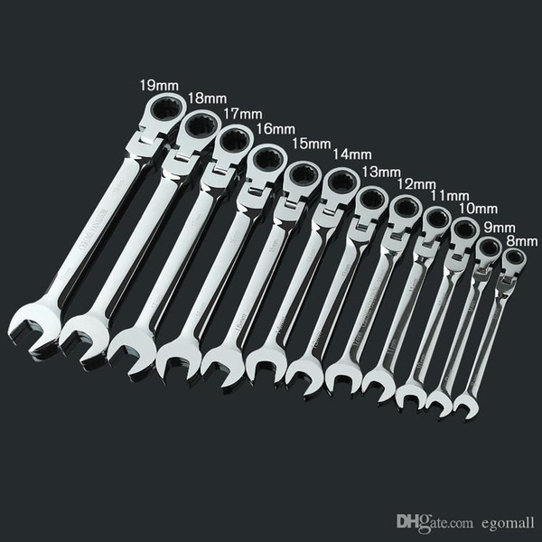 6-19mm Activities Ratchet Gears Wrench Set flexible Open End Wrenches Repair Tools To Bike Torque Wrench Spanner