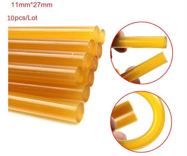 PDR Glue 10pcs/lot Strong Yellow Black Glue Sticks for Glue Pulling Paintless Professional Super PDR Dent Repair tools 11mmX27mm