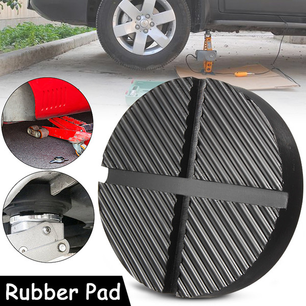 Universal Cross Slotted Frame Jack Disk Rubber Pad For Pinch Weld Side Jackpad