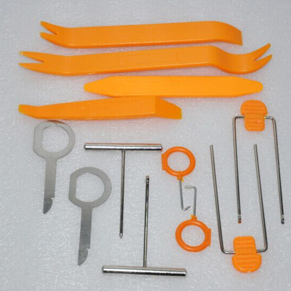 12 pcs Car SUV Radio Stereo Door Trim Dash Panel Install Removal Pry Tools Kit