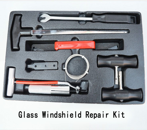 car glass windshield repair kit Professional DIY tools Auto Glass Windscreen window repair tools set car-detector