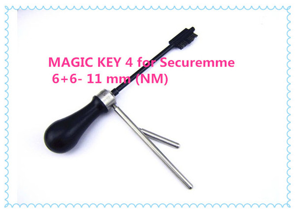 free shipping new arrival high quality MAGIC KEY 4 for Securemme 6+6- 11 mm (NM)decoder and pick tool locksmith tools