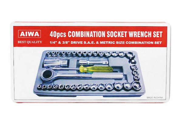 Auto Repair Tool 40 Combination Socket Wrench Set