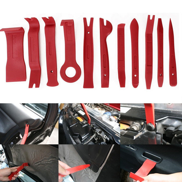 11PCS WINDOW SEAL TRIM REMOVAL PRY BAR TOOL PANEL DOOR INTERIOR CLIP REMOVER KIT M00200