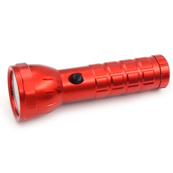 Gzhengtong 1pcs 28 LED Purple Light Automotive Air Conditioning Leak Detector Flashlight Leak Test Flashlight/ Red electric torch