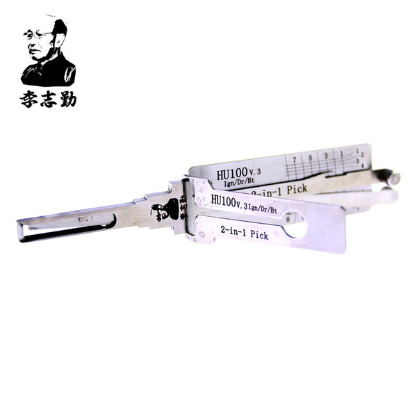 Lishi HU100 2 in 1 lock pick and decoder for Opel,Buick,Cadillac,chevrolet car