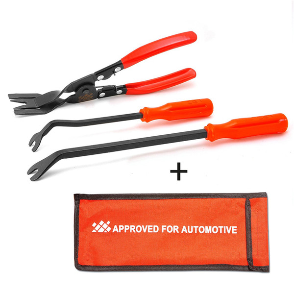 AFA 3 Pcs Clip Plier Set & Fastener Remover Combo Thre Most Essential Automotive Combo Repair Kits