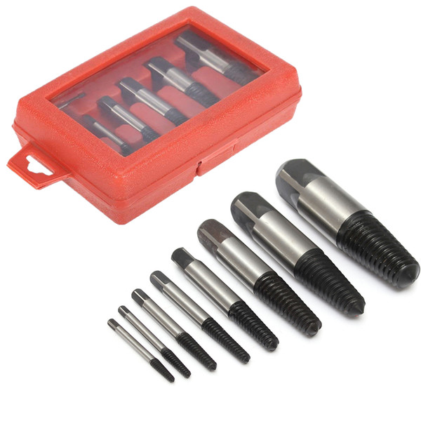 8Pcs/set Damaged Broken Screws Extractor Drill Bits Easy Out Remover Center Drill Damaged Bolts With Box 4-45mm