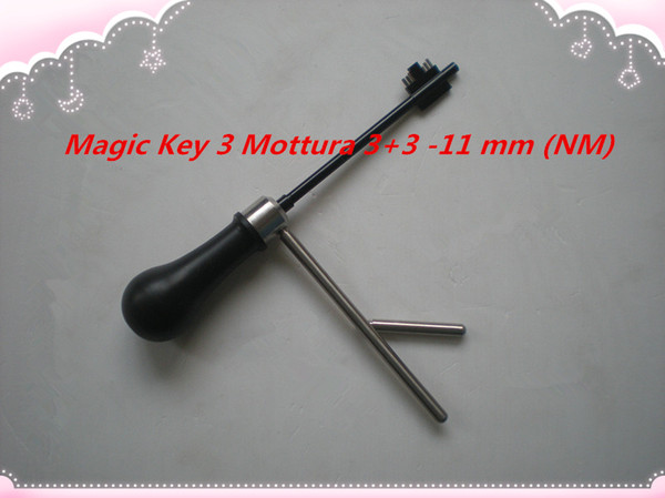 free shipping new arrival MAGIC KEY 3 for Mottura 3+3 Cisa Lince und ELP 3+3(Kazan)-11mm(NM) decoder and pick tool locksmith tools