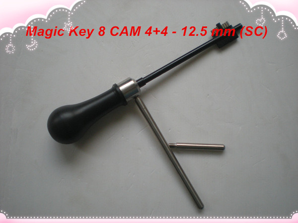 free shipping NEW ARRIVAL high quality Magic Key 08 for CAM 4+4, Boda-428, Abloy- 12.5 mm(SC) decoder and pick tool locksmith tools