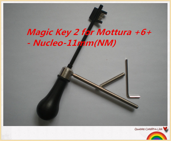 free shipping new arrival best quality Magic Key 2 for Mottura +6+ - Nucleo- 11 mm (NM) decoder and pick tool locksmith tools lock open