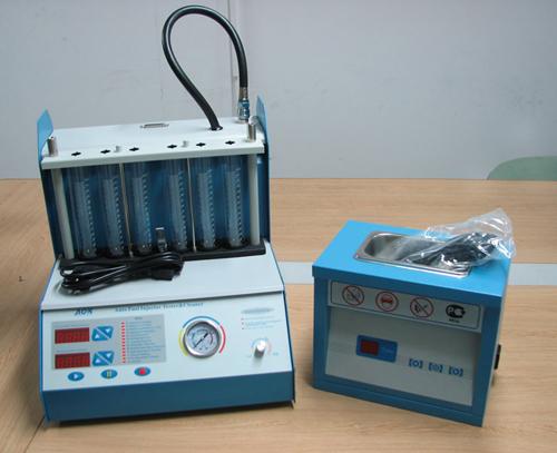 fuel injector tester & cleaner machine A360 6 jars 6cylinder cleaner and testing meanwhile