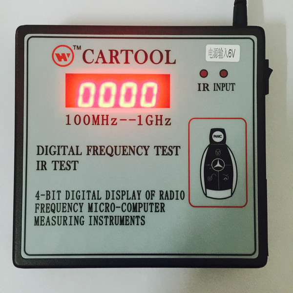 PWcar Infrar Radio Frequency Detector 4bit digital display 100Mhz-1Ghz