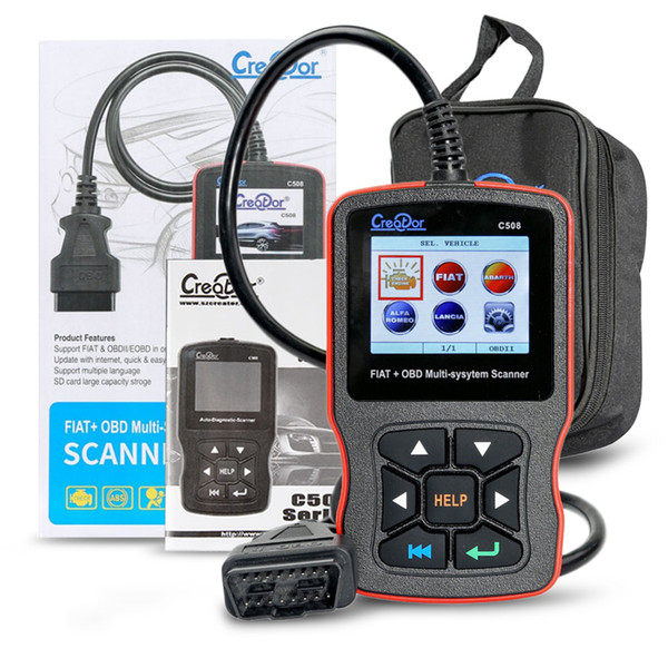 Creator C508 Code Reader for FIAT/Alfa/Abrath/Lancia OBDII/EOBD Multi-System Scanner