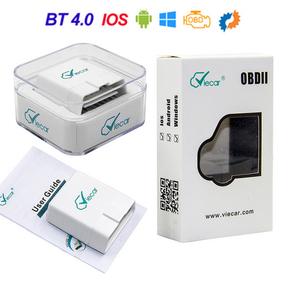 Viecar ELM327 V1.5 Bluetooth 4.0 For Android/IOS/PC OBD OBD2 Diagnostic Scanner tool elm 327 v1.5 OBDII Code Reader Scanner