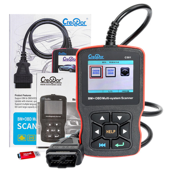 Creator C501 Code Reader for BMW & OBDII/EOBD Multi-System Scanner