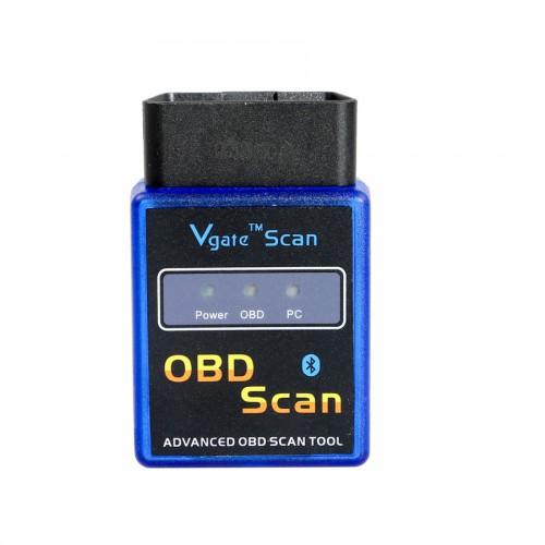 Top Quality ELM327 Vgate Scan Advanced OBD2 Bluetooth Scan Tool(Support Android And Symbian) Software V2.1 Vgate ELM327 High Quality