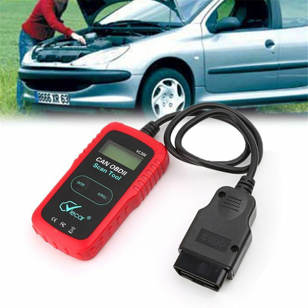 Car Scanner Viecar VC300 Car Trouble Code Readers OBD2 OBDII Fault Test Diagnostic Scan Tool OBD II ABS Material cable Detector