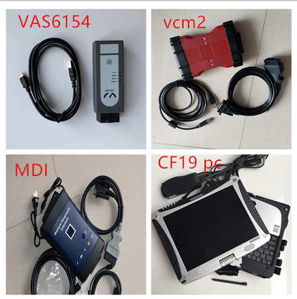 F-ord VCM2 and VAS6154 and MDI with 3 sw installed well on one laptop cf-19 with 1TB HDD Ready to use