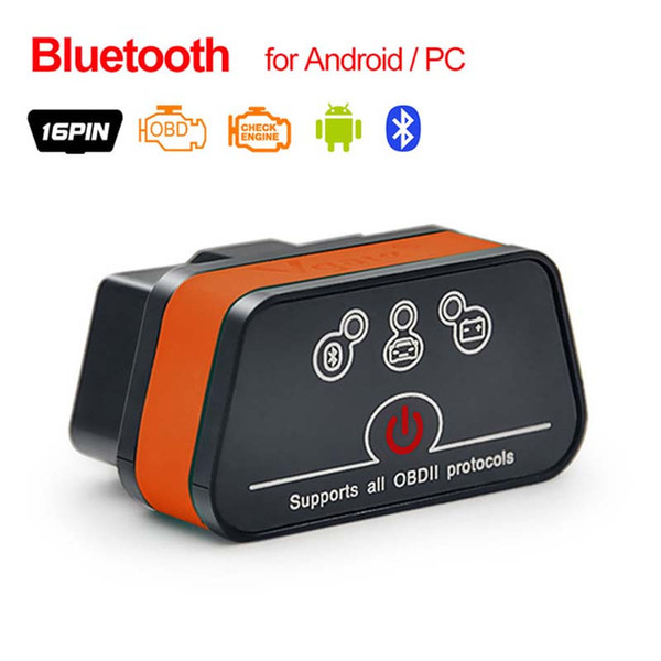 Vgate Icar2 Bluetooth OBD2 Diagnostic Tool and Scanner ELM327 V2.1 Bluetooth OBD 2 Mini WiFi Adapter Android/IOS/PC Code Reader Scan