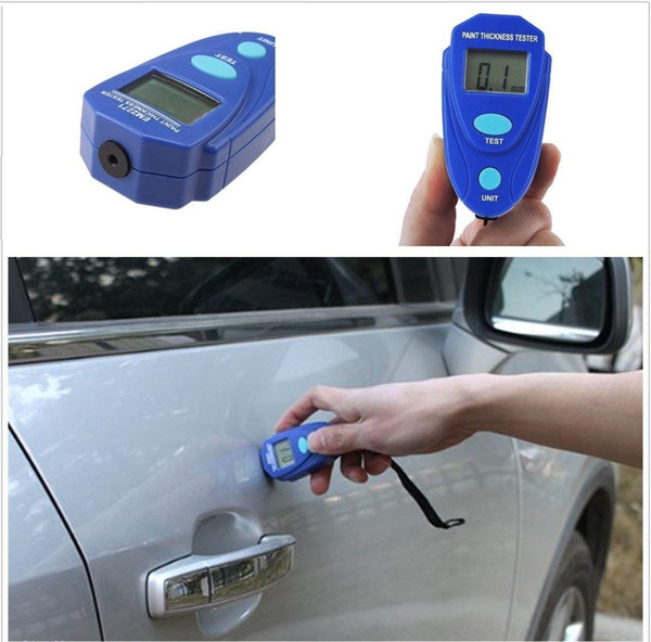 Paint Coating Thickness Gauge Tester Car Mini Painting Thickness Tester Paint Meter Digital LCD Coating Measure Tool