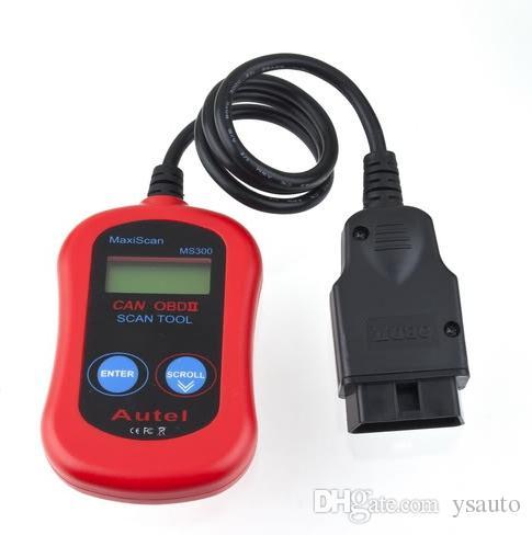 Autel MaxiScan MS300 CAN Diagnostic Scan Tool For OBDII OBD2 Eobd Vehicles Free Post ePacket Shipping