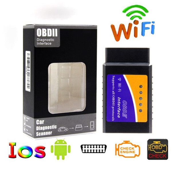 V1.5 Bluetooth/Wifi V1.5 Mini Elm 327 Bluetooth PIC18F25K80 Chip Auto Diagnostic Tool OBDII for Android//Windows