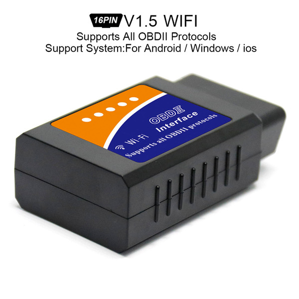 ELM327 V1.5 Super Mini WiFi Scanner Wireless Interface Auto V03HW-1 Interface Code Readers Diagnostic Tool OBDII Protocols CDT_00I