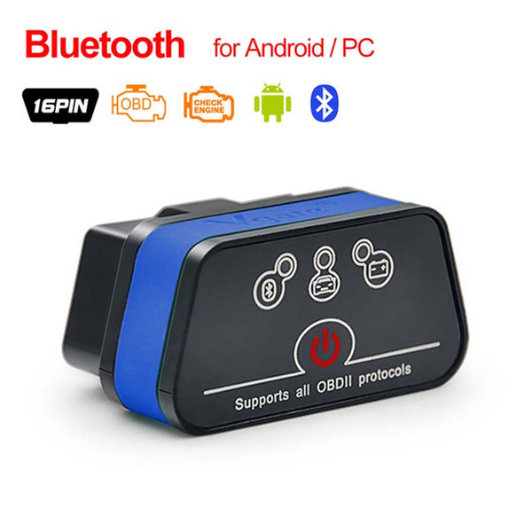 Wholesale Vgate Icar2 Bluetooth OBD2 Diagnostic Tool and Scanner ELM327 V2.1 Bluetooth OBD 2 Mini WiFi Adapter Android/IOS/PC Code Reader