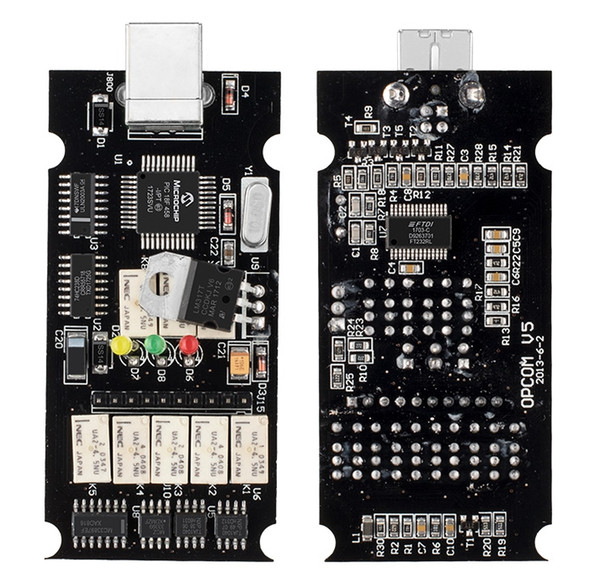 op com V1.65 V1.78 V1.99 with PIC18F458 FTDI op-com OBD2 Auto Diagnostic tool for Opel OPCOM CAN BUS V1.7 can be flash update