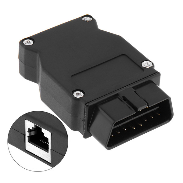 OBD-II 16Pin Male Extension Opening Cable Car Diagnostic Interface Connector PLug with Cable Plug Mouth CDT_10T