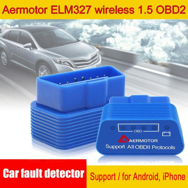 Aermotor ELM327 V1.5 OBD2 Support 9 Protocols Car Diagnostic Tester Suitable for Android &