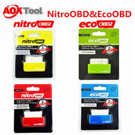 Super ECO NitroOBD2 Gasoline Benzine Cars Chip Tuning Box Nitro OBD Plug & Drive Nitro OBD2 35% More power 25% More torque