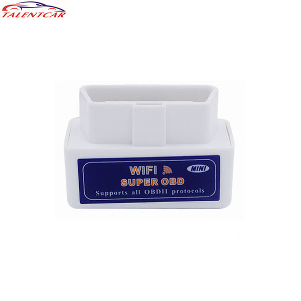 Car Diagnostic Scan Tool Super Mini Wifi ELM327 V1.5 OBDII WHITE ElM 327 OBD2 Scanner Support Android IOS Windows