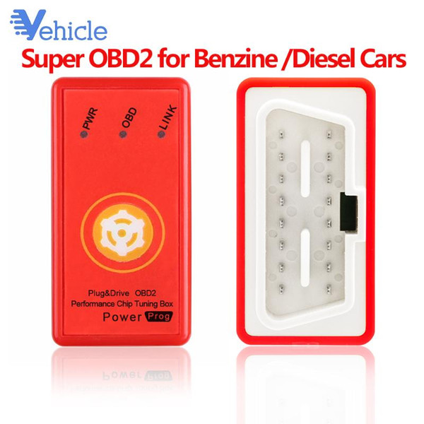 Diesel OBD2 Cars increase engine performancePlug and Drive SuperOBD2 Performance Chip Tuning Box for Benzine Fuel Saving