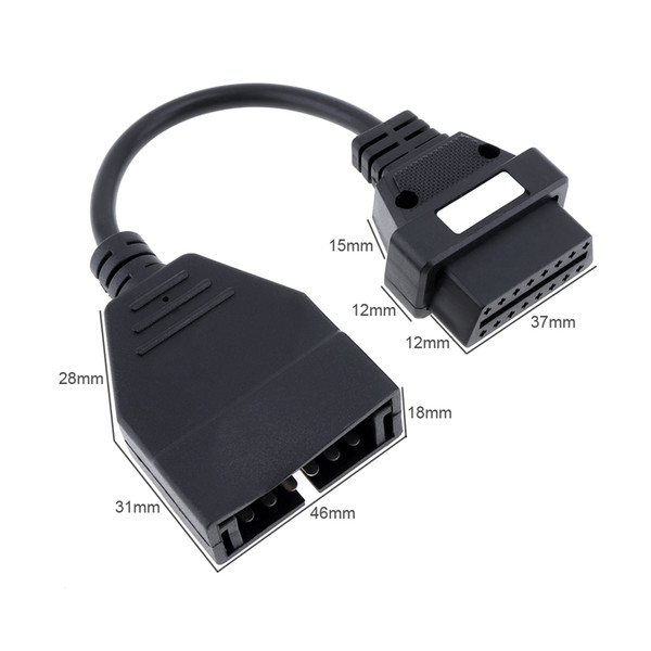 GM 12 Pin to OBD1 OBD2 Connector 16 Pin Diagnostic Cable for GM Vehicles CDT_102