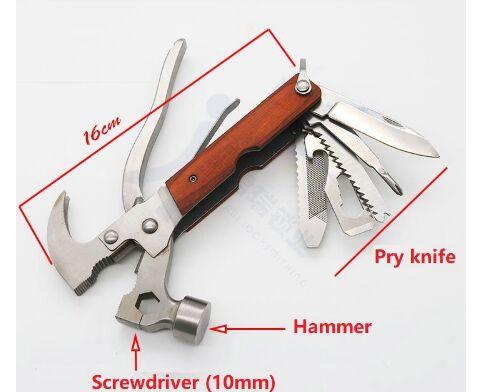 free shiping 100% Original Multi function hammer screwdriver Locksmith combination tool