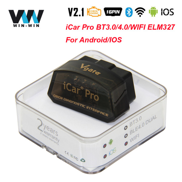 Vgate iCar Pro ELM 327 V2.1 OBD2 Bluetooth 4.0 WIFI Scanner ELM327 V2.1 ODB2 For Android/ OBD 2 OBD2 Car Diagnostic Auto Tool