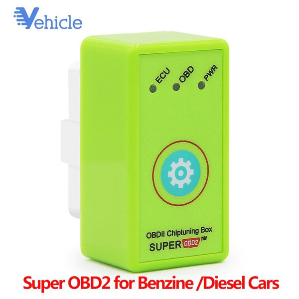 SuperOBD2 Performance Chip Tuning Box or Benzine Diesel Cars Plug and Drive f More Power Torque NitroOBD2 Upgrade Reset Function