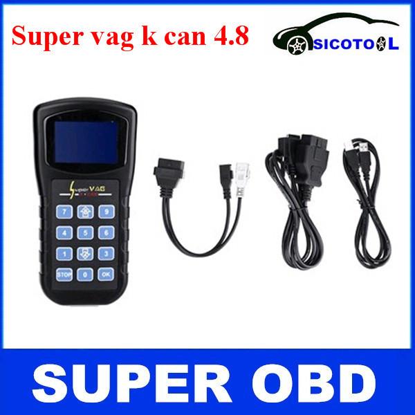 Wholesale-Super vag k can 4.8 vag 4.8 odometer correction tool For VW odemeter 4.8 Super VAG K + CAN correction tool version 4.6 4.8