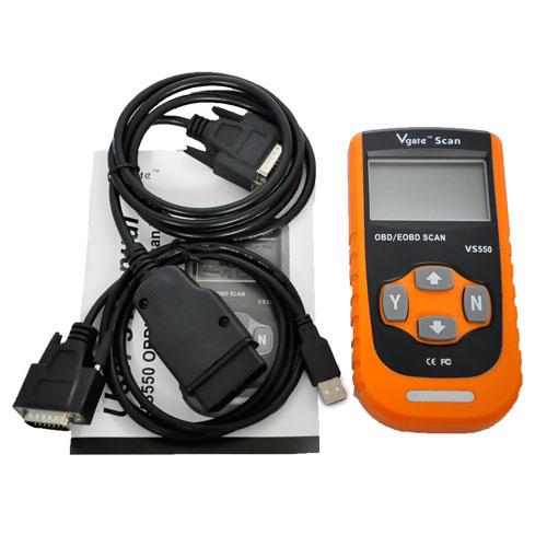 Original Vgate VS550 OBD 2 EOBD OBD2 OBDII Super Scan Tool VS 550 Live Engine Datastream