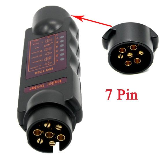 Vehicle Car Diagnostic Tools 7 Pin Trailer Towing Light Cable Circuit Plug Socket Tester Plug Socket tester order<$18no track