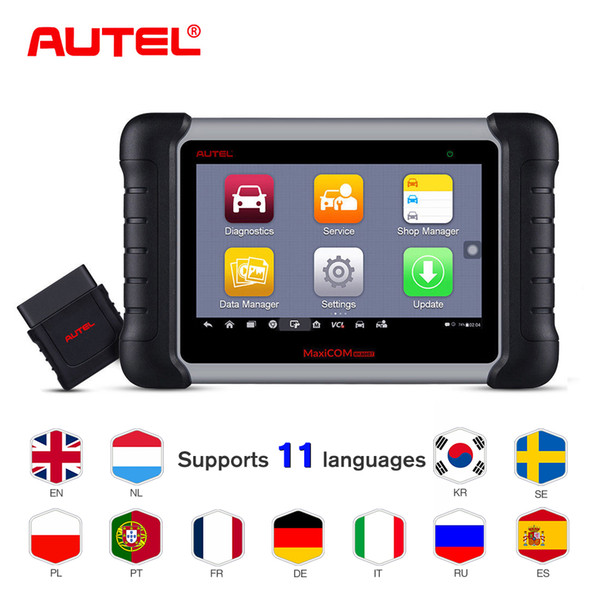 100% Original Autel MK808BT Car Diagnostic Tool OBD2 Scanner Diagnosis Functions of EPB/IMMO/DPF/SAS/TMPS Better to MX808 MK808