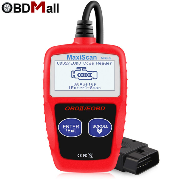 Original OBD2 Scanner MS309 Multi-languages Automotive Scanner Engine Diagnostic Tool ODB 2 EOBD MS309 Auto Diagnostic Scan Tool