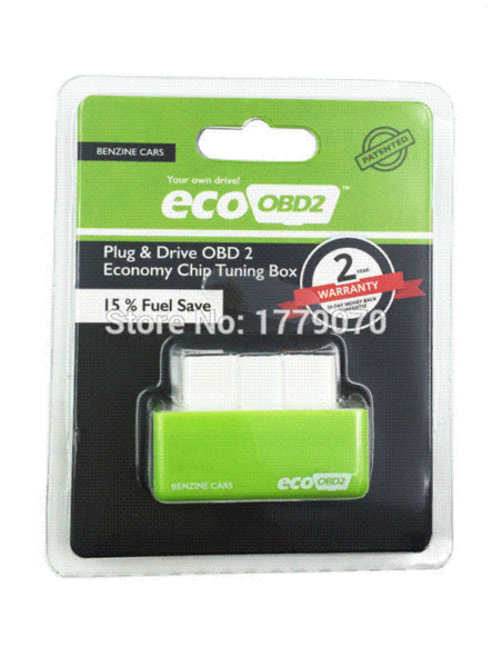 2015 New Arrival EcoOBD2 Benzine Chip Tuning Box Plug and Drive Eco OBD2 Benzine Economy Chip Tuning Box