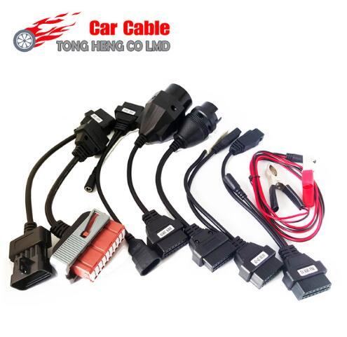 Car Cable OBD OBD2 full set 8 car cables diagnostic Tool Interface cable for TCS CDP pro multidiag pro MVD Free Shipping