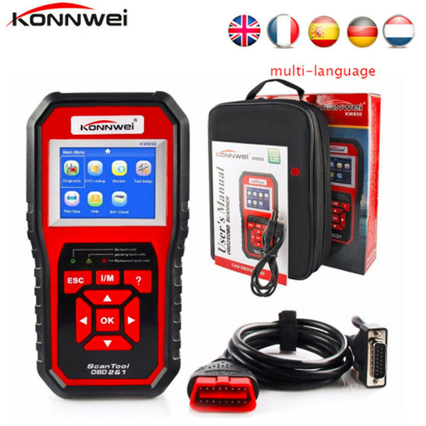 Konnwei ScanTool KW850 OBD2 Car Diagnostics Tool OBD Auto Diagnostic Code Reader