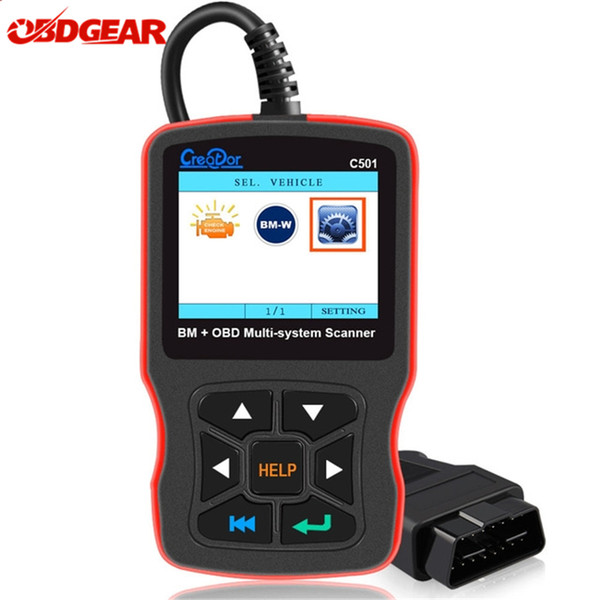 OBD2 Autodiagnostic Scan Tool For BMW All Series Diagnostic Car Scanner Creator C501 OBD Diagnostic Engine Analyzer Fault Reader