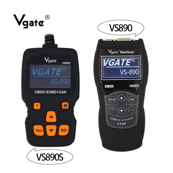 Vgate 2018 Newes VS890 VS890S OBD2 Diagnostic Scanner EOBD+CAN Auto DTCS Code Reader obd2 vs890/vs890s Diagnostic Tool