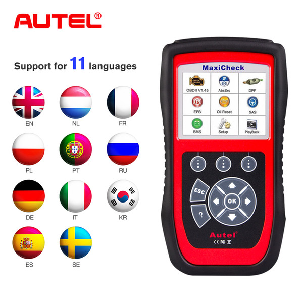 100% Autel MaxiCheck Pro OBD2 Scanner Car Diagnostic Tool EPB/ABS/SRS/SAS/Airbag/Oil Service Reset/BMS/DPF Special function